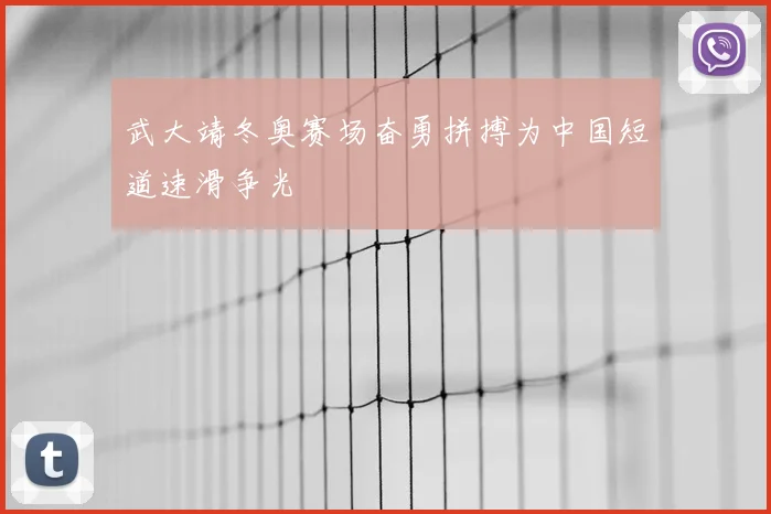 武大靖冬奥赛场奋勇拼搏为中国短道速滑争光
